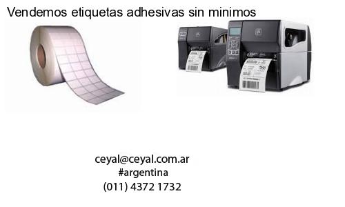 Vendemos etiquetas adhesivas sin minimos