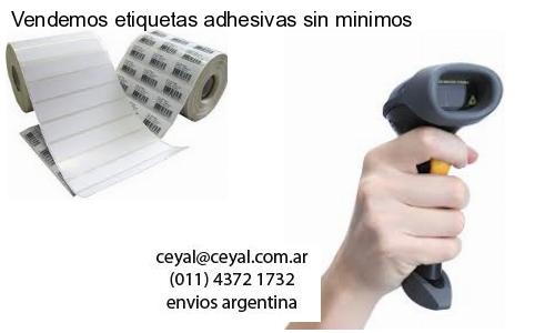 Vendemos etiquetas adhesivas sin minimos