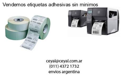 Vendemos etiquetas adhesivas sin minimos