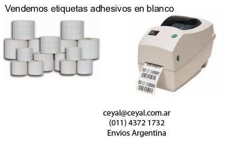 Vendemos etiquetas adhesivos en blanco