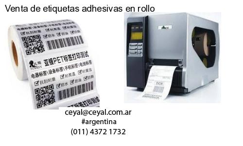 Venta de etiquetas adhesivas en rollo