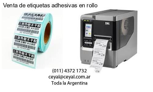 Venta de etiquetas adhesivas en rollo