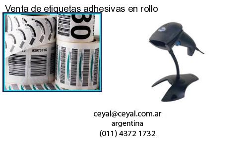 Venta de etiquetas adhesivas en rollo