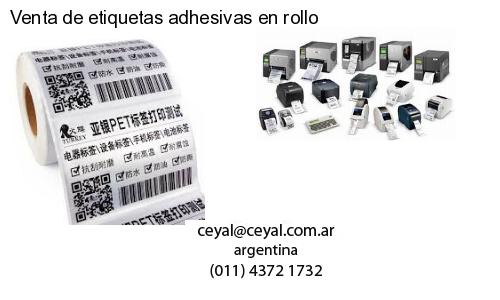 Venta de etiquetas adhesivas en rollo