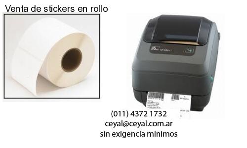 Venta de stickers en rollo