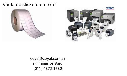 Venta de stickers en rollo