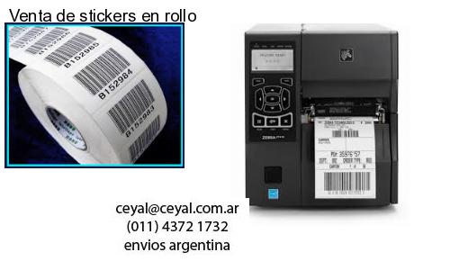 Venta de stickers en rollo