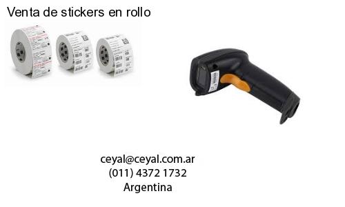 Venta de stickers en rollo