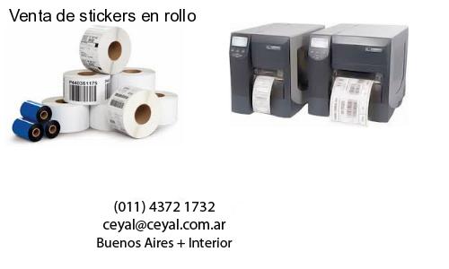 Venta de stickers en rollo