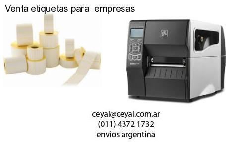 Venta etiquetas para  empresas