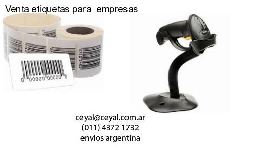 Venta etiquetas para  empresas