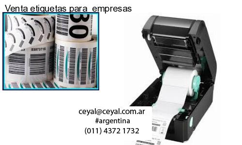 Venta etiquetas para  empresas