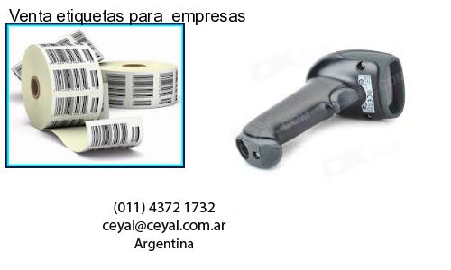 Venta etiquetas para  empresas
