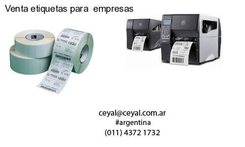 Venta etiquetas para  empresas