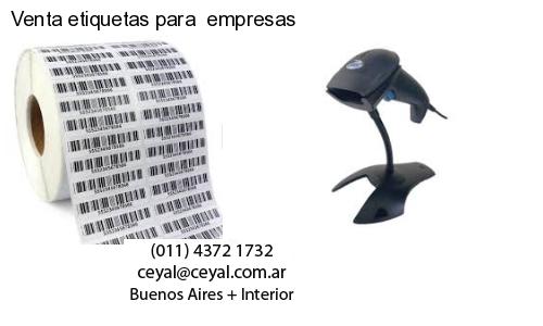 Venta etiquetas para  empresas