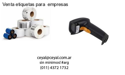 Venta etiquetas para  empresas