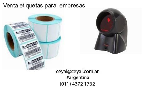Venta etiquetas para  empresas