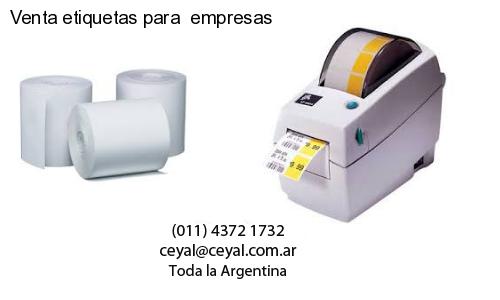 Venta etiquetas para  empresas