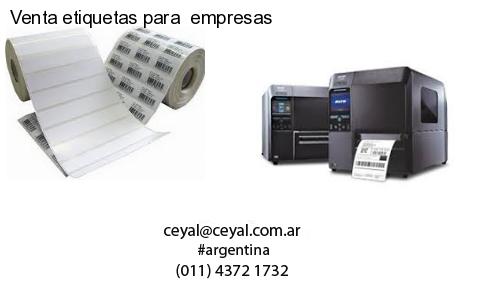 Venta etiquetas para  empresas
