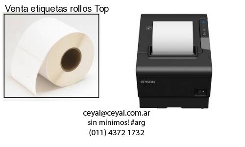 Venta etiquetas rollos Top