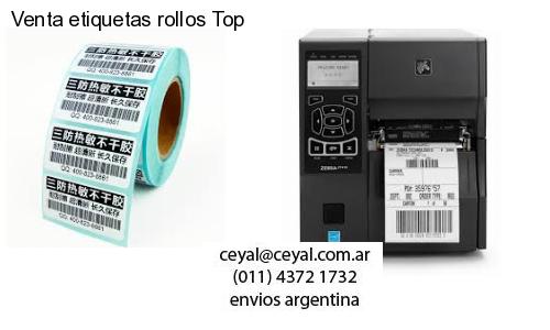 Venta etiquetas rollos Top