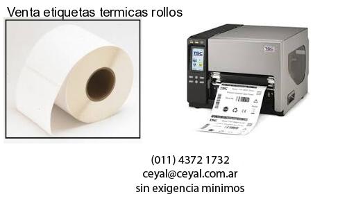 Venta etiquetas termicas rollos