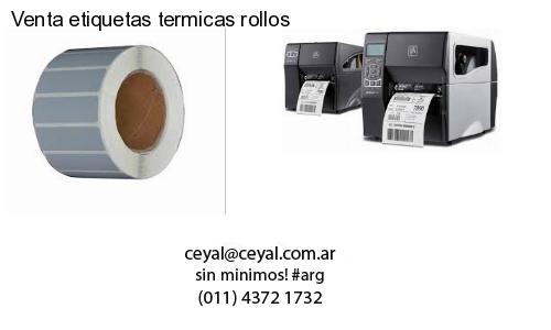 Venta etiquetas termicas rollos