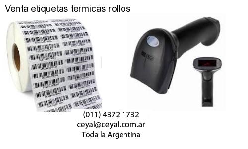Venta etiquetas termicas rollos