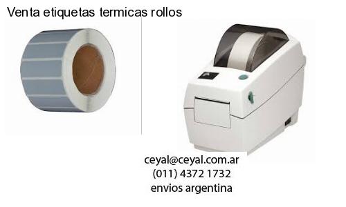 Venta etiquetas termicas rollos