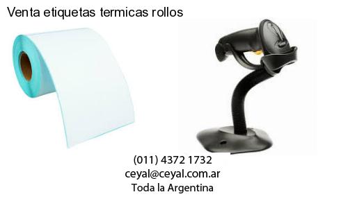 Venta etiquetas termicas rollos