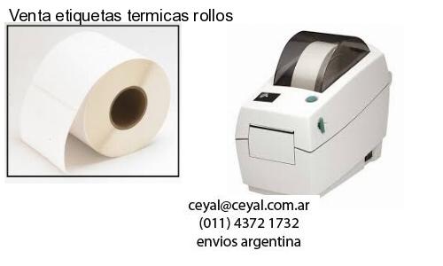 Venta etiquetas termicas rollos