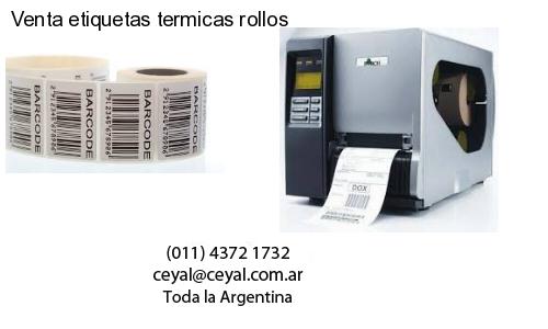 Venta etiquetas termicas rollos