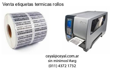Venta etiquetas termicas rollos