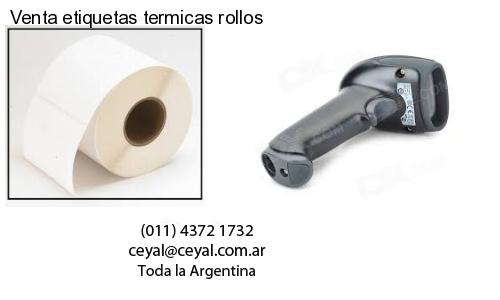Venta etiquetas termicas rollos