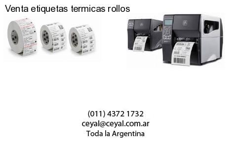 Venta etiquetas termicas rollos
