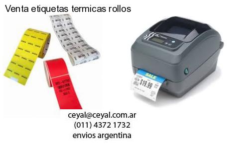 Venta etiquetas termicas rollos