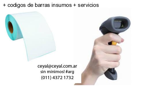   codigos de barras insumos   servicios