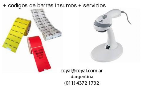   codigos de barras insumos   servicios