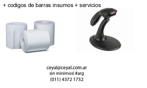   codigos de barras insumos   servicios