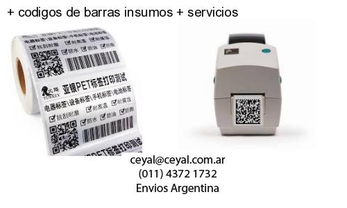   codigos de barras insumos   servicios