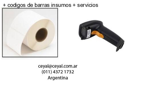   codigos de barras insumos   servicios