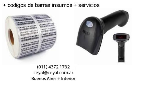   codigos de barras insumos   servicios