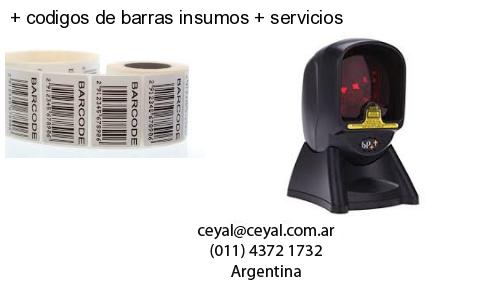   codigos de barras insumos   servicios