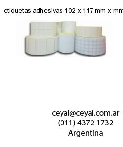 etiquetas adhesivas 102 x 117 mm x mm