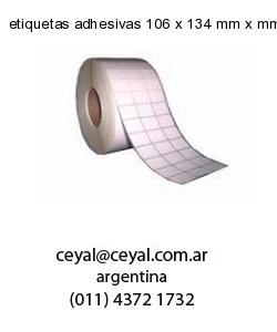 etiquetas adhesivas 106 x 134 mm x mm