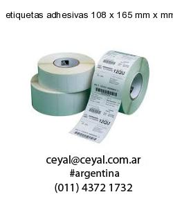 etiquetas adhesivas 108 x 165 mm x mm