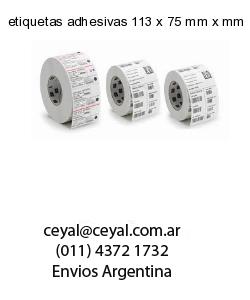 etiquetas adhesivas 113 x 75 mm x mm