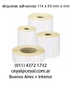 etiquetas adhesivas 114 x 30 mm x mm