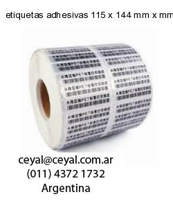 etiquetas adhesivas 115 x 144 mm x mm