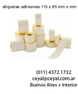 etiquetas adhesivas 115 x 85 mm x mm